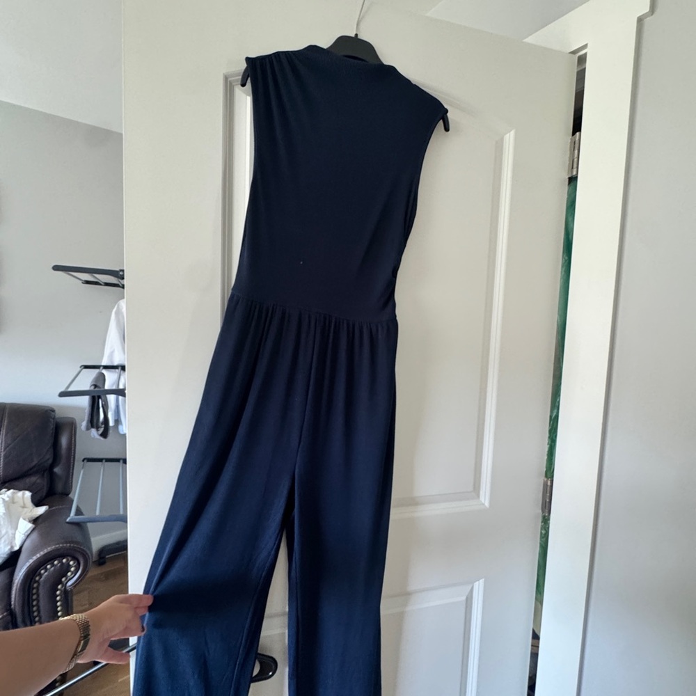 Chic Midnight Blue Jumpsuit